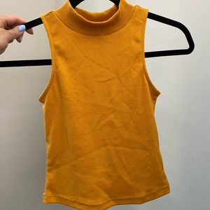 Mustard Crop Top